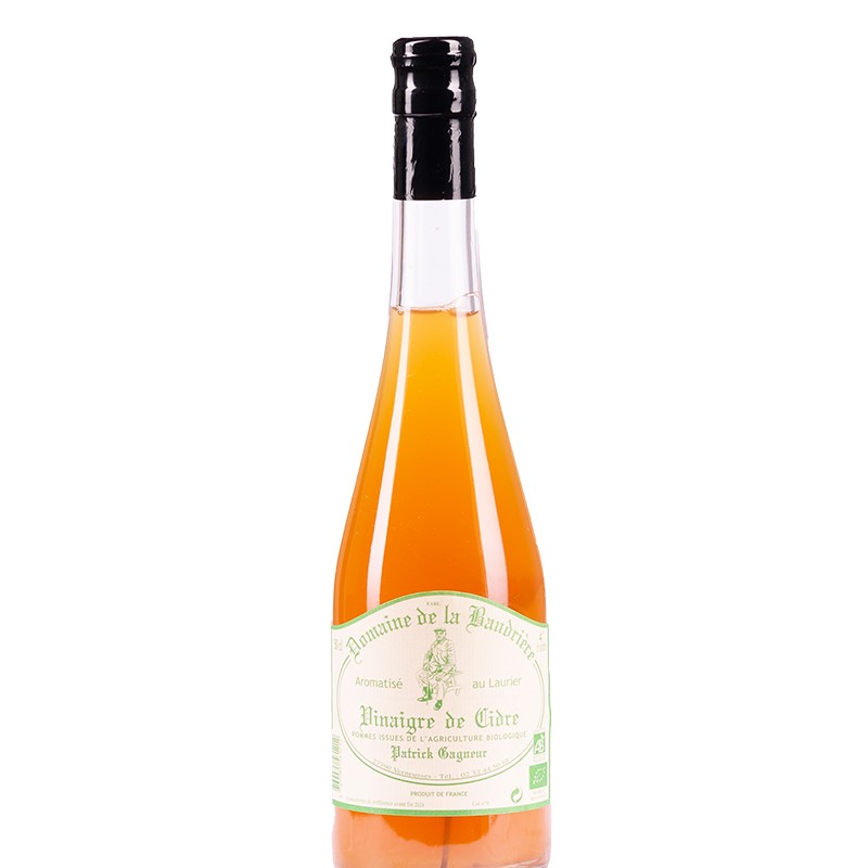 Vinaigre de Cidre Bio Aromatisé Laurier 50cl
